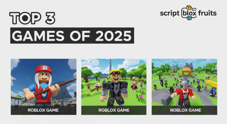 The Top 3 Roblox Games of 2025